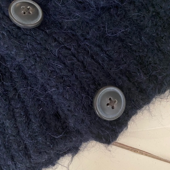 New ELIZABETH AND JAMES Wool chunky-knit cardigan - Picture 14 of 15